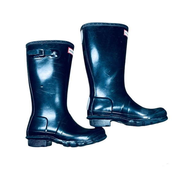 Hunter Mid-Calf Unisex Rain Boots Size 3G or 2B - Picture 7 of 9